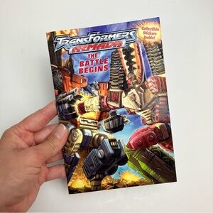2003 Vintage Transformers Book Stickers Armada The Battle Begins Y2K Collectible